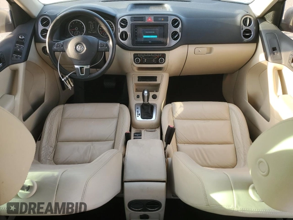 2011 Volkswagen Tiguan SEL w/Premium Navi with VIN WVGAV7AX8BW542758, listed as a Copart auction lot 49356485 with 77,958 mi miles and Salvage Title. Bid and sale history available at DreamBid. Image 8.