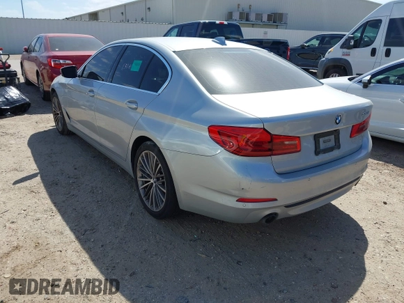 2020 BMW 5 Series 530i with VIN WBAJR3C09LWW65629, listed as a IAAI auction lot 41827147 with 24,324 mi miles and . Bid and sale history available at DreamBid. Image 3.