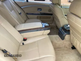 2007 BMW 7 Series 750Li with VIN WBAHN83547DT65694, listed as a Copart auction lot 56299075 with 167,510 mi miles and Clean Title. Bid and sale history available at DreamBid. Image 6.