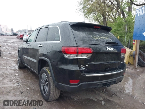2021 Jeep Grand Cherokee Limited with VIN 1C4RJFBG9MC779517, listed as a IAAI auction lot 42149165 with 41,894 mi miles and . Bid and sale history available at DreamBid. Image 3.