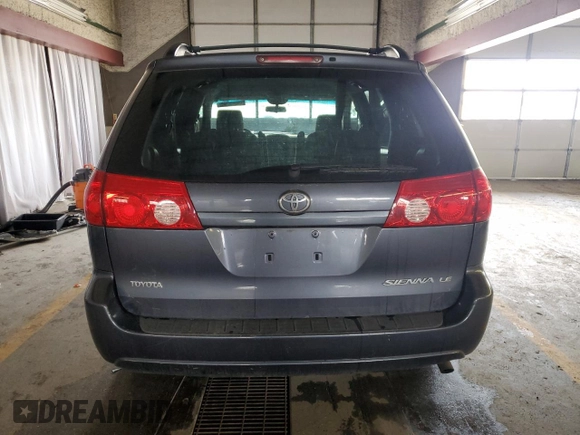 2006 Toyota Sienna CE with VIN 5TDZA23C36S485049, listed as a Copart auction lot 49549295 with 109,757 mi miles and Salvage Title. Bid and sale history available at carsss.com. Image 6.