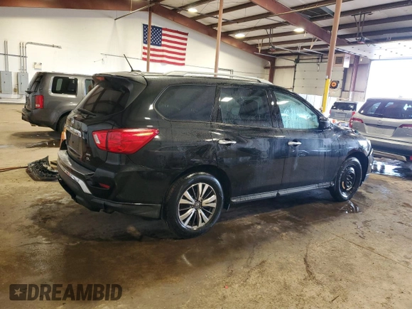 2017 Nissan Pathfinder SL with VIN 5N1DR2MM3HC914121, listed as a Copart auction lot 50707625 with 160,800 mi miles and Salvage Title. Bid and sale history available at DreamBid. Image 3.