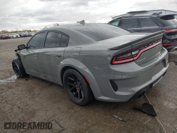 2023 Dodge Charger SRT Hellcat Widebody Jailbreak with VIN 2C3CDXL92PH697315, listed as a Copart auction lot 78138864 with 5,504 mi miles and Salvage Title. Bid and sale history available at carsss.com. Image 2.