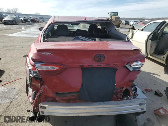 2020 Toyota Camry XSE with VIN 4T1K61AK7LU395347, listed as a Copart auction lot 46151015 with 55,913 mi miles and Salvage Title. Bid and sale history available at DreamBid. Image 6.