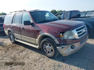 2010 Ford Expedition Eddie Bauer with VIN 1FMJU1H57AEA29347, listed as a IAAI auction lot 42155804 with 288,279 mi miles and . Bid and sale history available at DreamBid. Image 1.