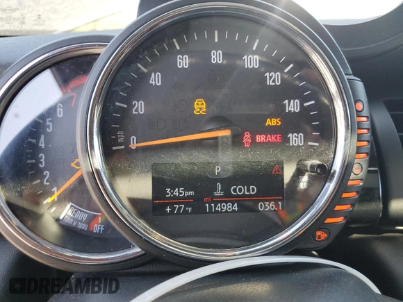 2016 MINI Hardtop S with VIN WMWXP7C5XG3B33500, listed as a Copart auction lot 65537105 with 114,984 mi miles and Salvage title. Bid and sale history available at DreamBid. Image 9.
