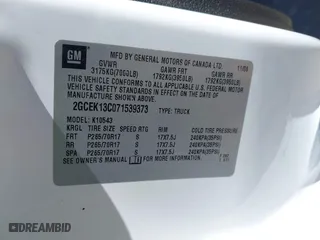 2007 Chevrolet Silverado 1500 LS with VIN 2GCEK13C071539373, listed as a IAAI auction lot 40411136 with 168,254 mi miles. Bid and sale history available at carsss.com. Image 9.