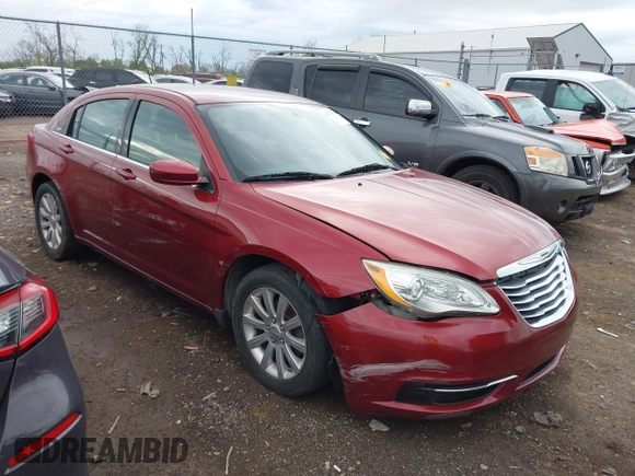2012 Chrysler 200 Touring with VIN 1C3CCBBB4CN278121, listed as a IAAI auction lot 42079951 with 108,658 mi miles. Bid and sale history available at carsss.com. Image 1.