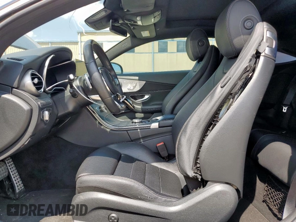 2019 Mercedes-Benz C 300 with VIN WDDWJ8DB1KF843731, listed as a Copart auction lot 58318055 with 97,452 mi miles and Salvage title. Bid and sale history available at DreamBid. Image 7.