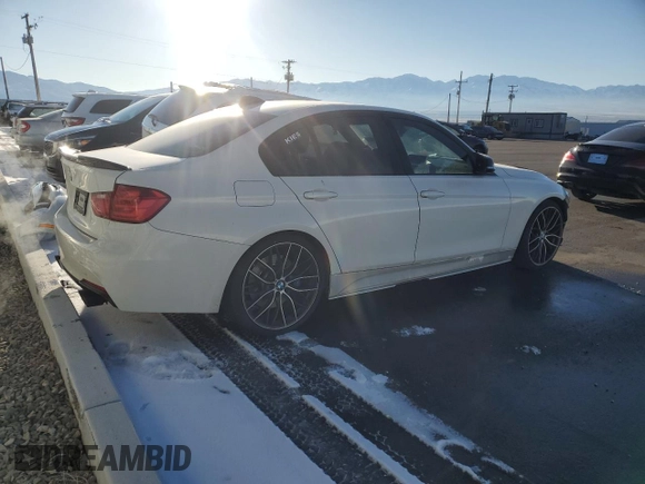 2014 BMW 3 Series 335i with VIN WBA3A9C59EF479669, listed as a Copart auction lot 89349195 with 82,779 mi miles and Salvage Title. Bid and sale history available at carsss.com. Image 3.