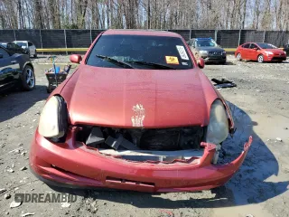 2003 Infiniti G35 w/Leather with VIN JNKCV51E03M335812, listed as a Copart auction lot 49454515 with Not Provided miles and Salvage Title. Bid and sale history available at carsss.com. Image 5.