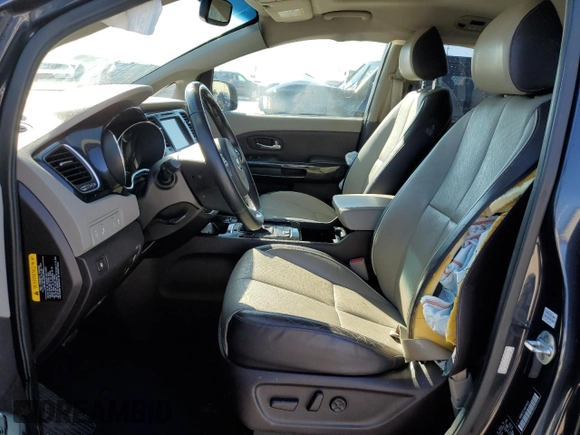 2016 Kia Sedona SX-L with VIN KNDME5C13G6176231, listed as a Copart auction lot 73390174 with Not Provided miles and Salvage Title. Bid and sale history available at carsss.com. Image 7.