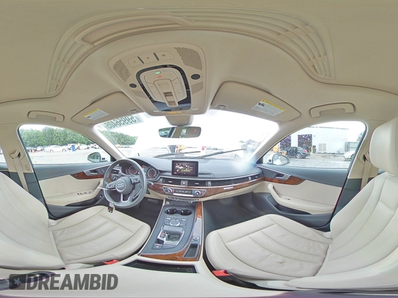 2019 Audi A4 Premium with VIN WAUDNAF43KN013847, listed as a Copart auction lot 59956405 with 54,786 mi miles and Salvage title. Bid and sale history available at DreamBid. Image 14.