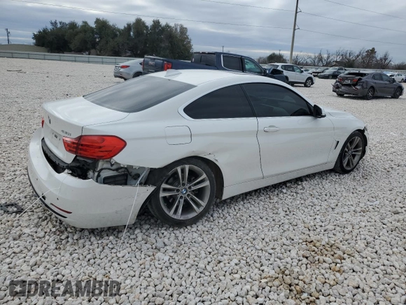 2017 BMW 4 Series 430i with VIN WBA4R7C37HK896333, listed as a Copart auction lot 88597215 with 114,500 mi miles and Salvage Title. Bid and sale history available at DreamBid. Image 3.