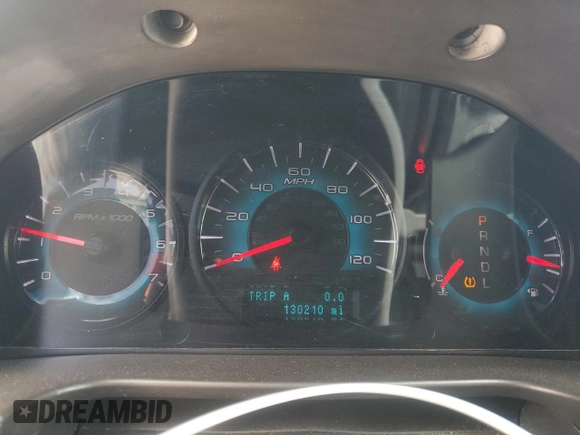 2010 Ford Fusion SE with VIN 3FAHP0HA1AR328739, listed as a Copart auction lot 50304535 with 130,210 mi miles and Salvage Title. Bid and sale history available at DreamBid. Image 9.
