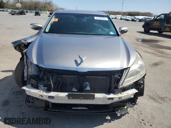 2011 Hyundai Equus Signature with VIN KMHGH4JF0BU029412, listed as a Copart auction lot 51437125 with 89,795 mi miles and Salvage title. Bid and sale history available at DreamBid. Image 5.