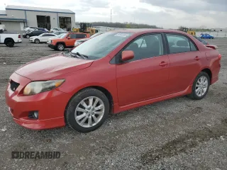 2009 Toyota Corolla with VIN 2T1BU40EX9C114798, listed as a Copart auction lot 51593365 with 164,331 mi miles and Salvage Title. Bid and sale history available at carsss.com. Image 1.