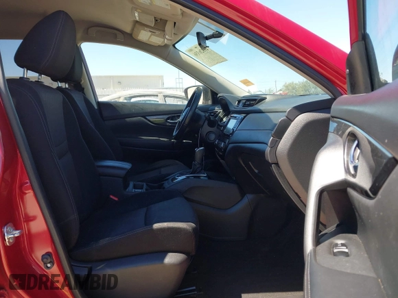 2017 Nissan Rogue SL with VIN JN8AT2MV7HW277674, listed as a IAAI auction lot 41837800 with 99,301 mi miles. Bid and sale history available at carsss.com. Image 5.