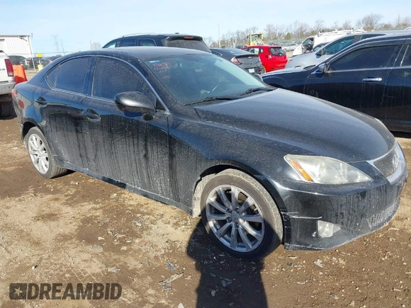 2006 Lexus IS 250 with VIN JTHCK262462003944, listed as a IAAI auction lot 41450633 with 209,286 mi miles and . Bid and sale history available at DreamBid. Image 1.