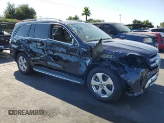 2018 Mercedes-Benz GLS 450 with VIN 4JGDF6EE9JB112806, listed as a Copart auction lot 63669265 with 22,131 mi miles and Salvage title. Bid and sale history available at DreamBid. Image 4.