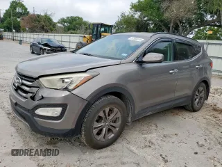 2013 Hyundai Santa Fe Sport z VIN 5XYZU3LB9DG014666, wystawiony jako Copart lot #57304515 z przebiegiem 148 369 mil mil oraz Szkoda całkowita • Salvage title. Historia ofert i sprzedaży dostępna na DreamBid. Obrazek 1.