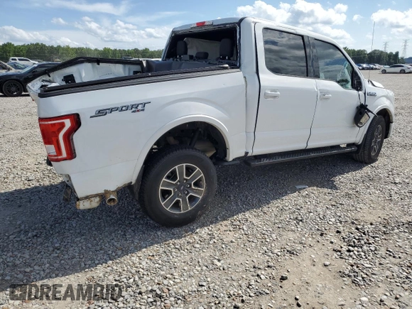 2015 Ford F-150 XLT with VIN 1FTEW1EF6FFA78683, listed as a Copart auction lot 61218315 with Not provided miles and Salvage title. Bid and sale history available at DreamBid. Image 3.
