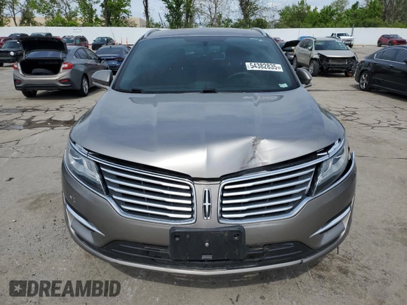 2017 Lincoln MKC Premiere with VIN 5LMCJ1C99HUL44983, listed as a Copart auction lot 54382835 with Not Provided miles and Clean Title. Bid and sale history available at DreamBid. Image 5.