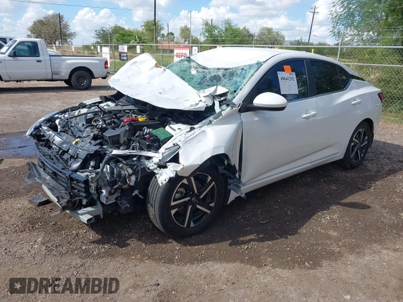 2024 Nissan Sentra SV with VIN 3N1AB8CV5RY267743, listed as a IAAI auction lot 40641292 with 19,272 mi miles and . Bid and sale history available at DreamBid. Image 16.