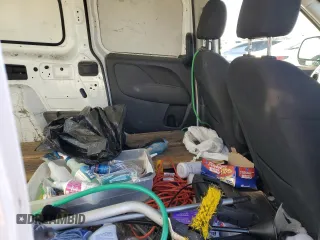 2017 Ram ProMaster City Cargo Van Tradesman with VIN ZFBERFAB4H6E21507, listed as a Copart auction lot 46159765 with 140,260 mi miles and Salvage Title. Bid and sale history available at carsss.com. Image 12.