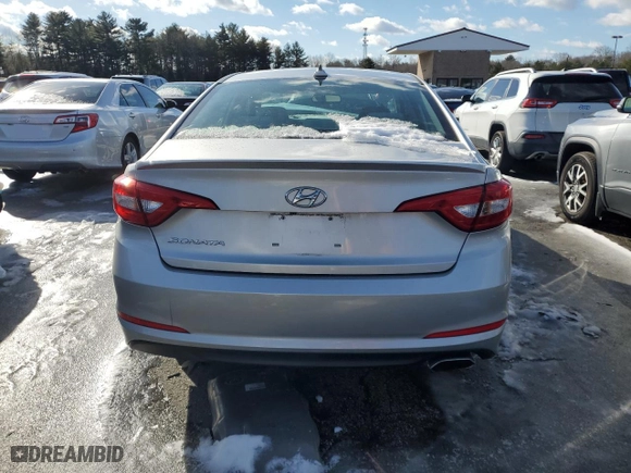 2015 Hyundai Sonata 2.4L SE with VIN 5NPE24AF4FH183683, listed as a Copart auction lot 44922705 with 0 mi miles and Salvage Title. Bid and sale history available at carsss.com. Image 6.
