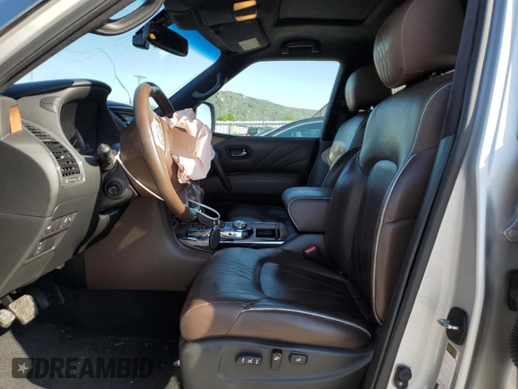 2015 Infiniti QX80 with VIN JN8AZ2NE7F9084529, listed as a Copart auction lot 55229374 with 213,465 mi miles and Salvage Title. Bid and sale history available at carsss.com. Image 7.