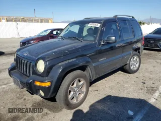 2004 Jeep Liberty Limited with VIN 1J4GK58K14W113447, listed as a Copart auction lot 46850935 with 214,554 mi miles and Salvage Title. Bid and sale history available at carsss.com. Image 1.