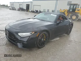 2022 Mercedes-Benz SL 63 AMG z VIN W1KVK8BB8NF007589, wystawiony jako Copart lot #55826985 z przebiegiem 9 929 mil mil oraz Szkoda całkowita • Salvage title. Historia ofert i sprzedaży dostępna na DreamBid. Obrazek 1.