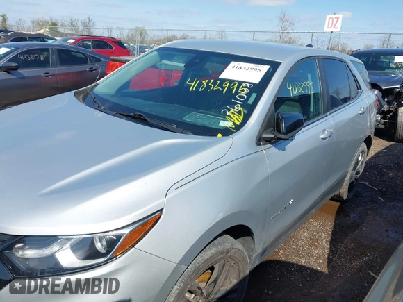2021 Chevrolet Equinox LT with VIN 3GNAXKEV6ML361068, listed as a IAAI auction lot 41832995 with 48,268 mi miles and . Bid and sale history available at DreamBid. Image 14.
