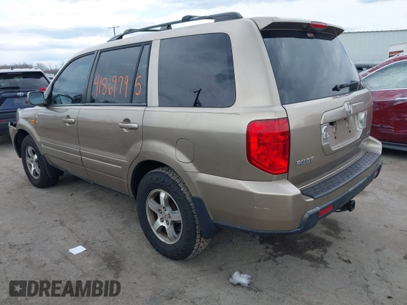 2007 Honda Pilot EX-L with VIN 5FNYF185X7B008285, listed as a IAAI auction lot 41869795 with 238,516 mi miles. Bid and sale history available at carsss.com. Image 3.
