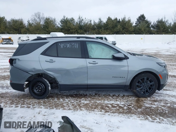 2023 Chevrolet Equinox RS with VIN 3GNAXMEG4PS132105, listed as a IAAI auction lot 41596391 with 36,893 mi miles. Bid and sale history available at carsss.com. Image 13.