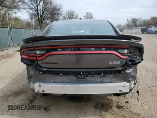 2018 Dodge Charger SXT with VIN 2C3CDXBG9JH337532, listed as a Copart auction lot 52203795 with 82,392 mi miles and Salvage Title. Bid and sale history available at DreamBid. Image 6.