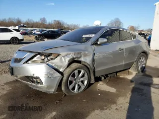 2010 Acura ZDX Tech Pkg with VIN 2HNYB1H40AH502136, listed as a Copart auction lot 80725034 with 146,896 mi miles and Salvage Title. Bid and sale history available at carsss.com. Image 1.