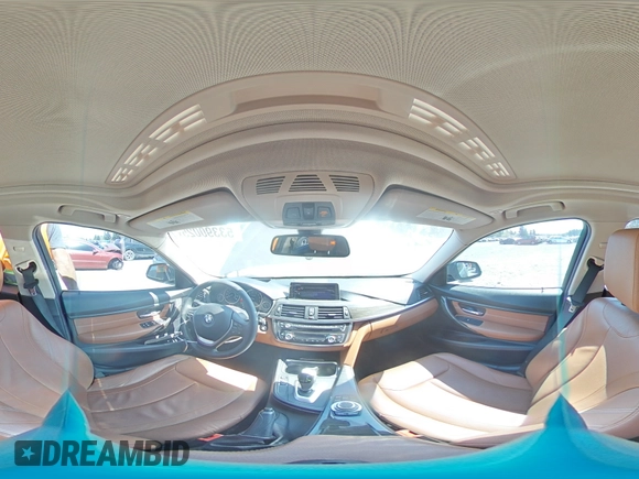 2013 BMW 3 Series 328i with VIN WBA3C1G55DNR45687, listed as a Copart auction lot 53390025 with 129,165 mi miles and Salvage Title. Bid and sale history available at carsss.com. Image 12.