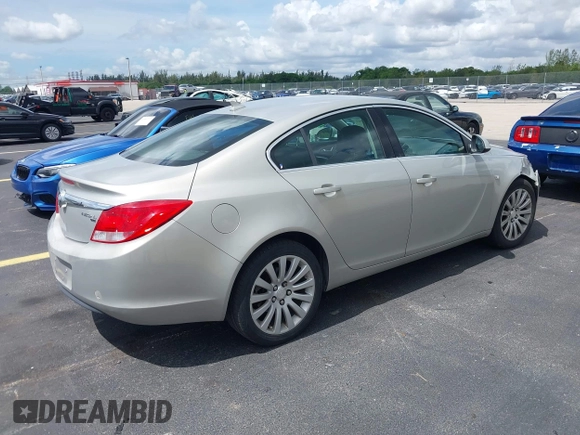2011 Buick Regal CXL RL2 с VIN W04GP5EC3B1068357, выставлен на аукционе IAAI как лот 42481761 с пробегом 124 739 миль миль и . История ставок и продаж доступна на DreamBid. Изображение 4.