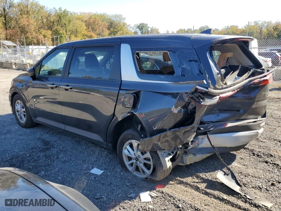2023 Kia Carnival LX with VIN KNDNB4H33P6248790, listed as a Copart auction lot 76747534 with 40,102 mi miles and Salvage Title. Bid and sale history available at carsss.com. Image 2.