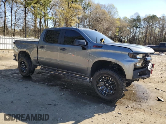 2020 Chevrolet Silverado 1500 Custom Trail Boss with VIN 3GCPYCEF5LG282805, listed as a Copart auction lot 50060805 with 119,379 mi miles and Salvage Title. Bid and sale history available at DreamBid. Image 4.