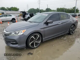 2016 Honda Accord Sport z VIN 1HGCR2F51GA164767, wystawiony jako Copart lot #58841005 z przebiegiem 122 942 mil mil oraz Szkoda całkowita • Salvage title. Historia ofert i sprzedaży dostępna na DreamBid. Obrazek 1.