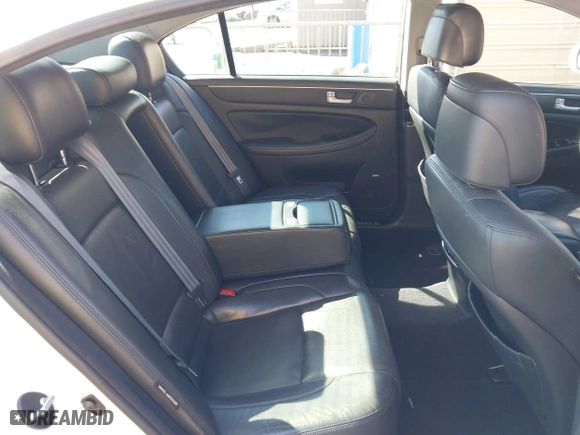 2013 Hyundai Genesis 5.0L R-Spec with VIN KMHGC4DH0DU244349, listed as a IAAI auction lot 41508229 with 231,929 mi miles. Bid and sale history available at carsss.com. Image 8.