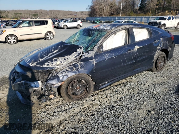 2019 Honda Civic LX with VIN 2HGFC2F62KH600818, listed as a Copart auction lot 50162865 with Not Provided miles and Salvage Title. Bid and sale history available at DreamBid. Image 1.
