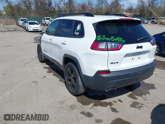 2020 Jeep Cherokee Altitude with VIN 1C4PJMLN7LD554191, listed as a IAAI auction lot 41975413 with 55,923 mi miles. Bid and sale history available at carsss.com. Image 3.