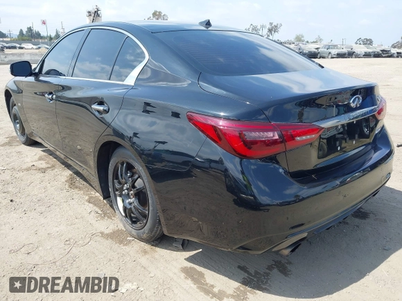 2020 Infiniti Q50 Luxe z VIN JN1EV7AP3LM203377, wystawiony jako IAAI lot #42117656 z przebiegiem 50 782 mil mil oraz . Historia ofert i sprzedaży dostępna na DreamBid. Obrazek 3.