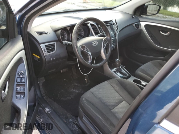 2014 Hyundai Elantra GT with VIN KMHD35LH2EU181072, listed as a Copart auction lot 76887584 with 0 mi miles and Salvage Title. Bid and sale history available at carsss.com. Image 8.