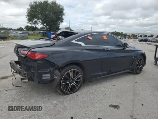 2018 Infiniti Q60 Sport with VIN JN1EV7EL0JM390193, listed as a Copart auction lot 75081554 with 62,331 mi miles and Salvage title. Bid and sale history available at DreamBid. Image 3.