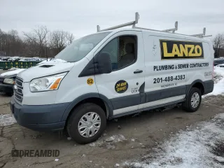2016 Ford Transit Cargo with VIN 1FTYR1ZM2GKB05268, listed as a Copart auction lot 47327135 with 161,462 mi miles and Clean Title. Bid and sale history available at carsss.com. Image 1.